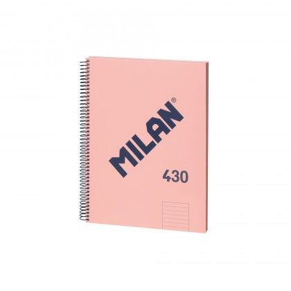 Caderno Espiral Capa Dura A4 Pautado Rosa 80Folhas Caderno Espiral Capa Dura A4 Pautado Rosa 80Folhas