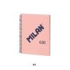 Caderno Espiral Capa Dura A4 Pautado Rosa 80Folhas Caderno Espiral Capa Dura A4 Pautado Rosa 80Folhas