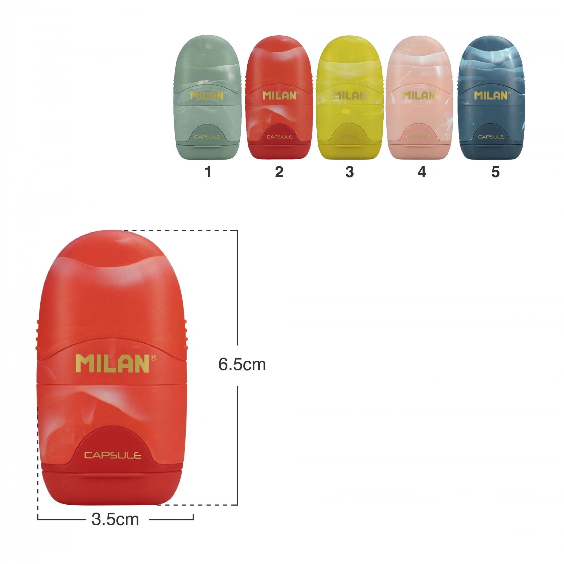 Apara Lápis Milan Capsule
