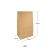 Embalagem 25 Sacos Kraft Catering Sem Asas 14X37cm