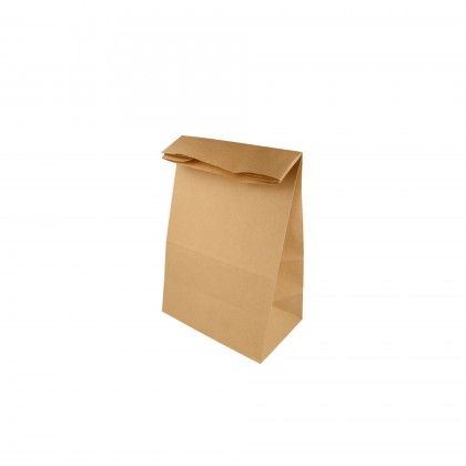 Embalagem 25 Sacos Kraft Catering Sem Asas 14X37cm