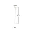 Palhinha Para Granizado Individual Preto �210X8mm Pack 250