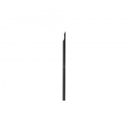 Palhinha Para Granizado Individual Preto �210X8mm Pack 250