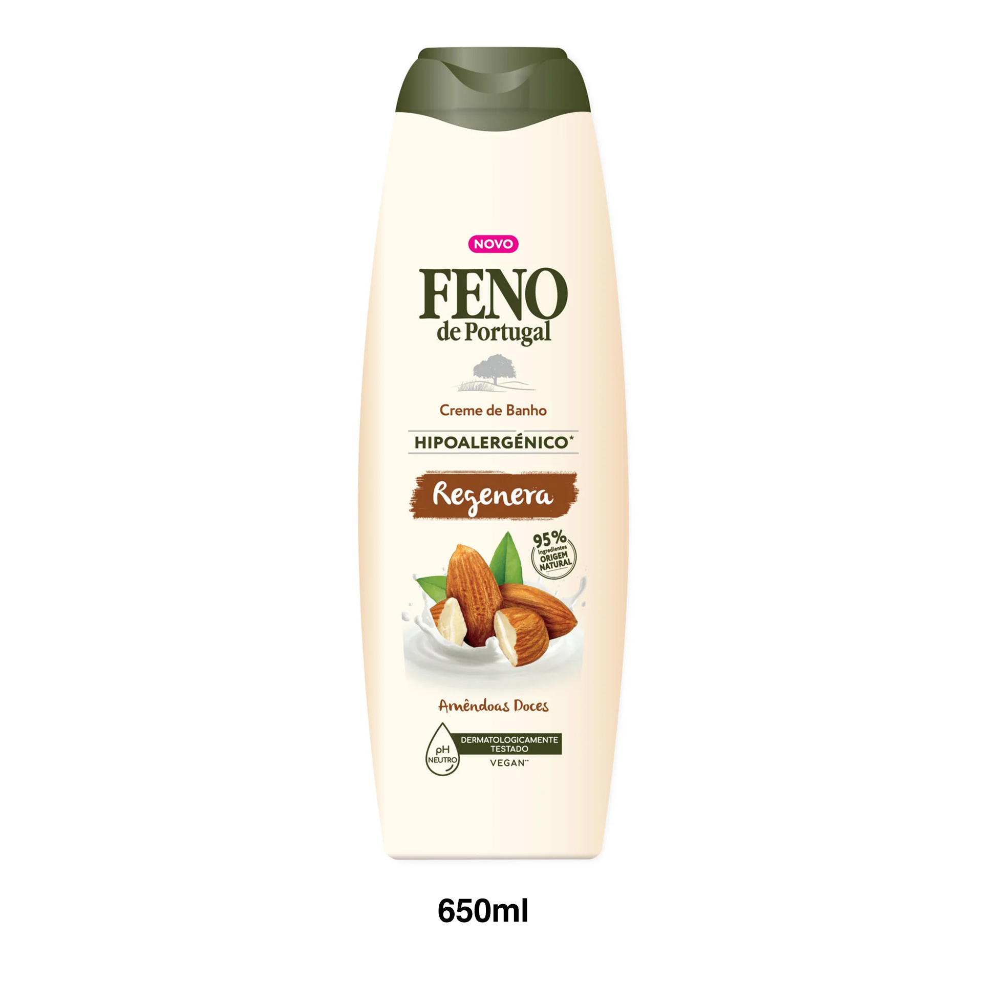 Gel Banho Feno Regenera Amêndoas Doces 650ml