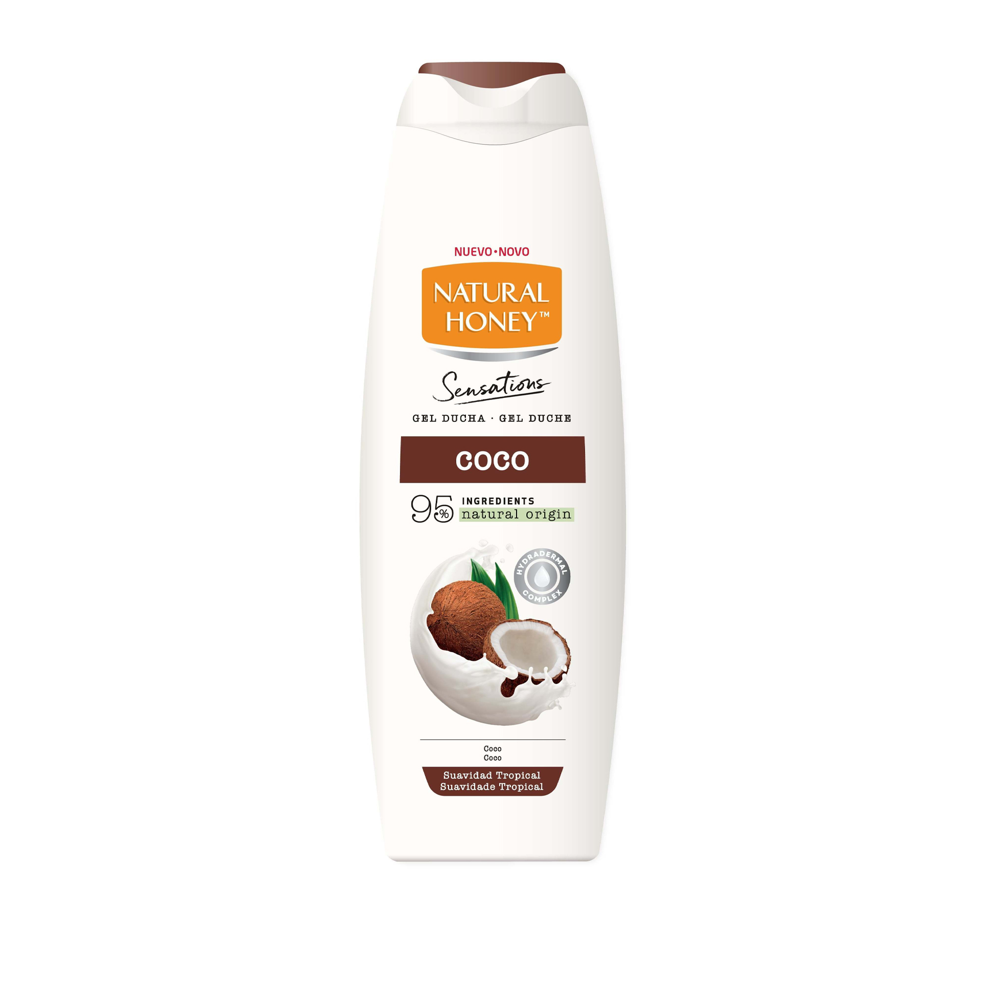 Gel Banho Natural Honey Sensations Coco 650ml