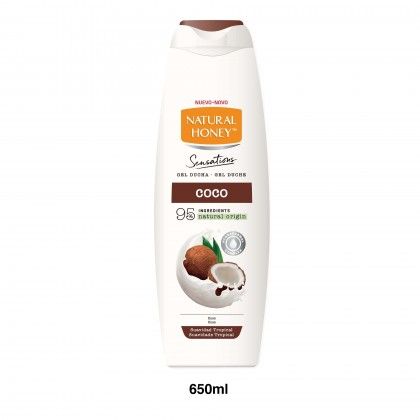 Gel Banho Natural Honey Sensations Coco 650ml