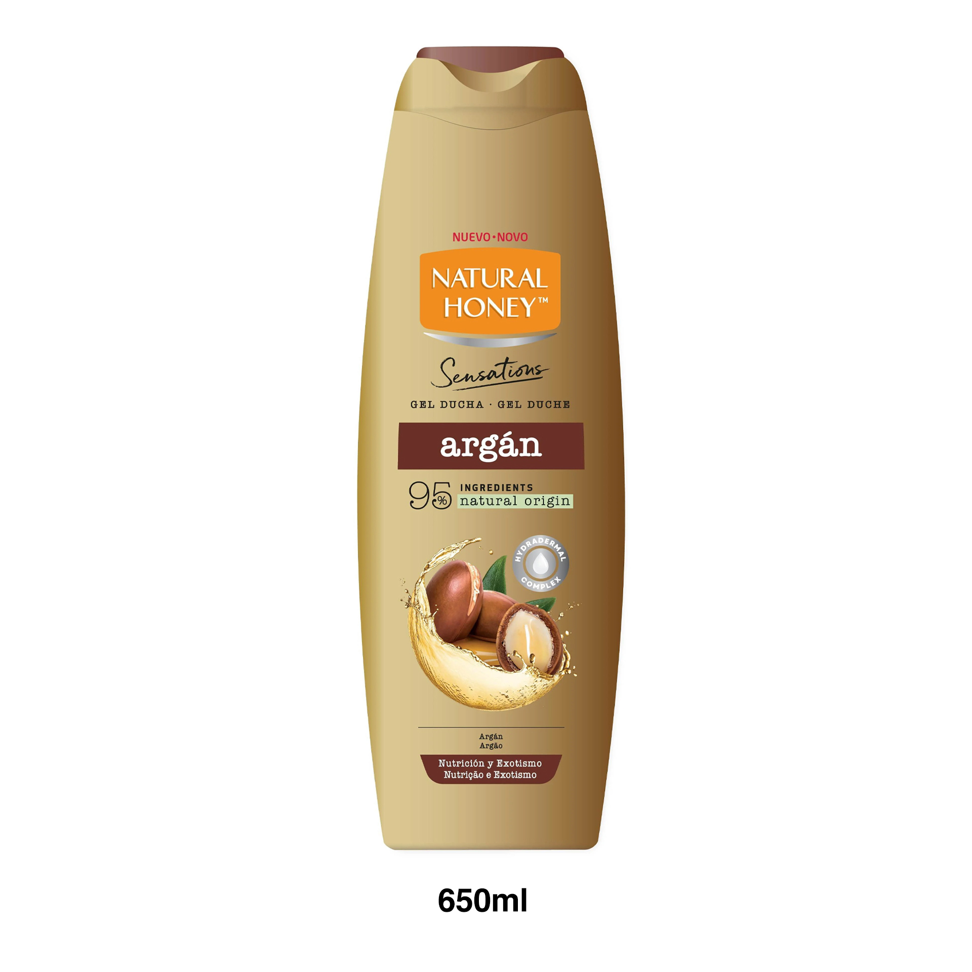 Gel Banho Natural Honey Sensations Argan 650ml