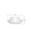 Suporte para Ovo Porcelana Degustacion Branco 8.5X3.5cm Suporte para Ovo Porcelana Degustacion Branco 8.5X3.5cm