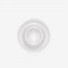 Suporte para Ovo Porcelana Degustacion Branco 8.5X3.5cm Suporte para Ovo Porcelana Degustacion Branco 8.5X3.5cm