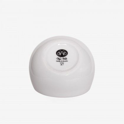 Taça Porcelana Redonda Branco 8X8cm Taça Porcelana Redonda Branco 8X8cm