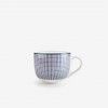 Caneca Jumbo Porcelana Ondas 450ml 10X8.5cm