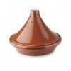 Tajine Barro Natural Esmaltado Castanho �32X23cm