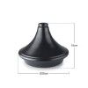 Tajine Barro Natural Esmaltado Preto �28X19cm