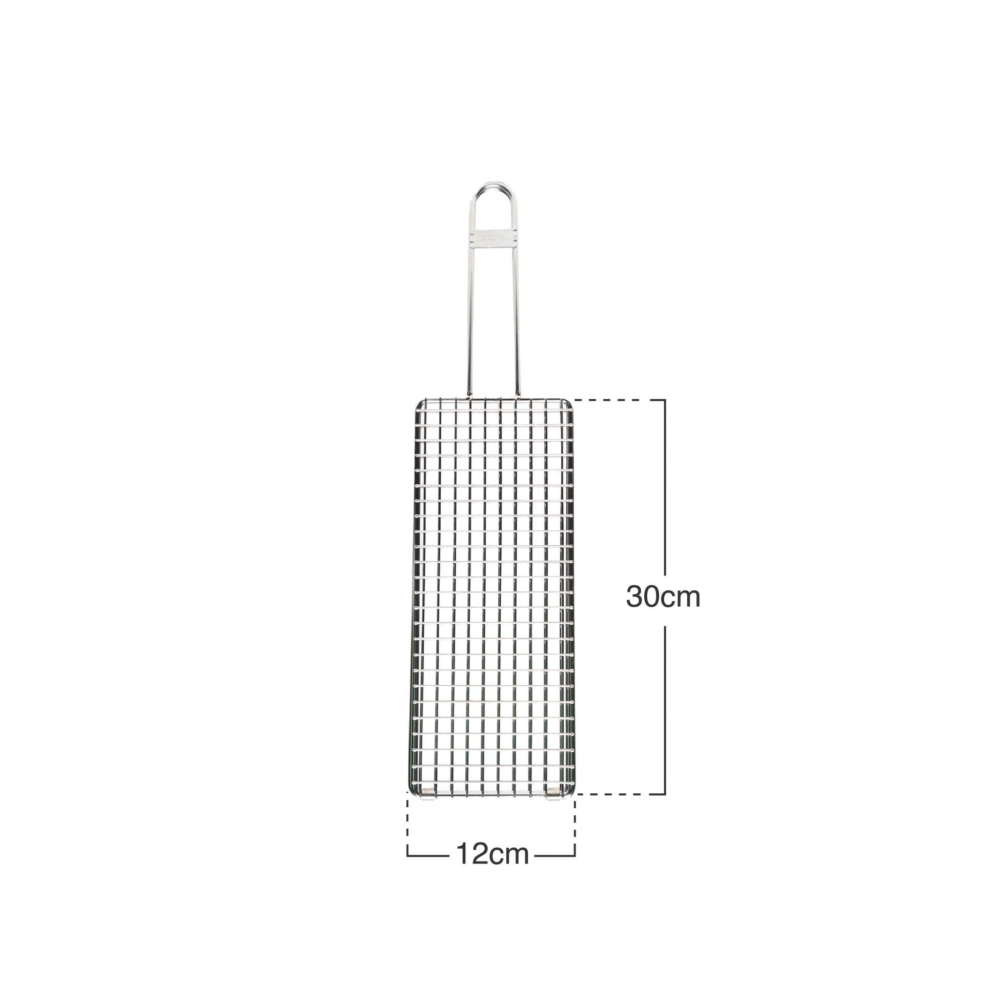 Grelha Dupla 30X12Cm Malha 1X1cm