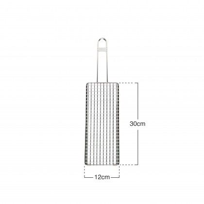 Grelha Dupla 30X12Cm Malha 1X1cm Grelha Dupla 30X12Cm Malha 1X1cm
