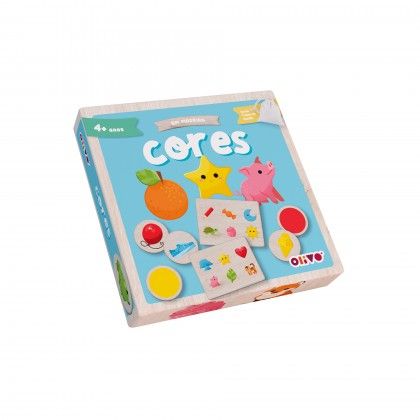 Jogo Evolui Cores Madeira Jogo Evolui Cores Madeira
