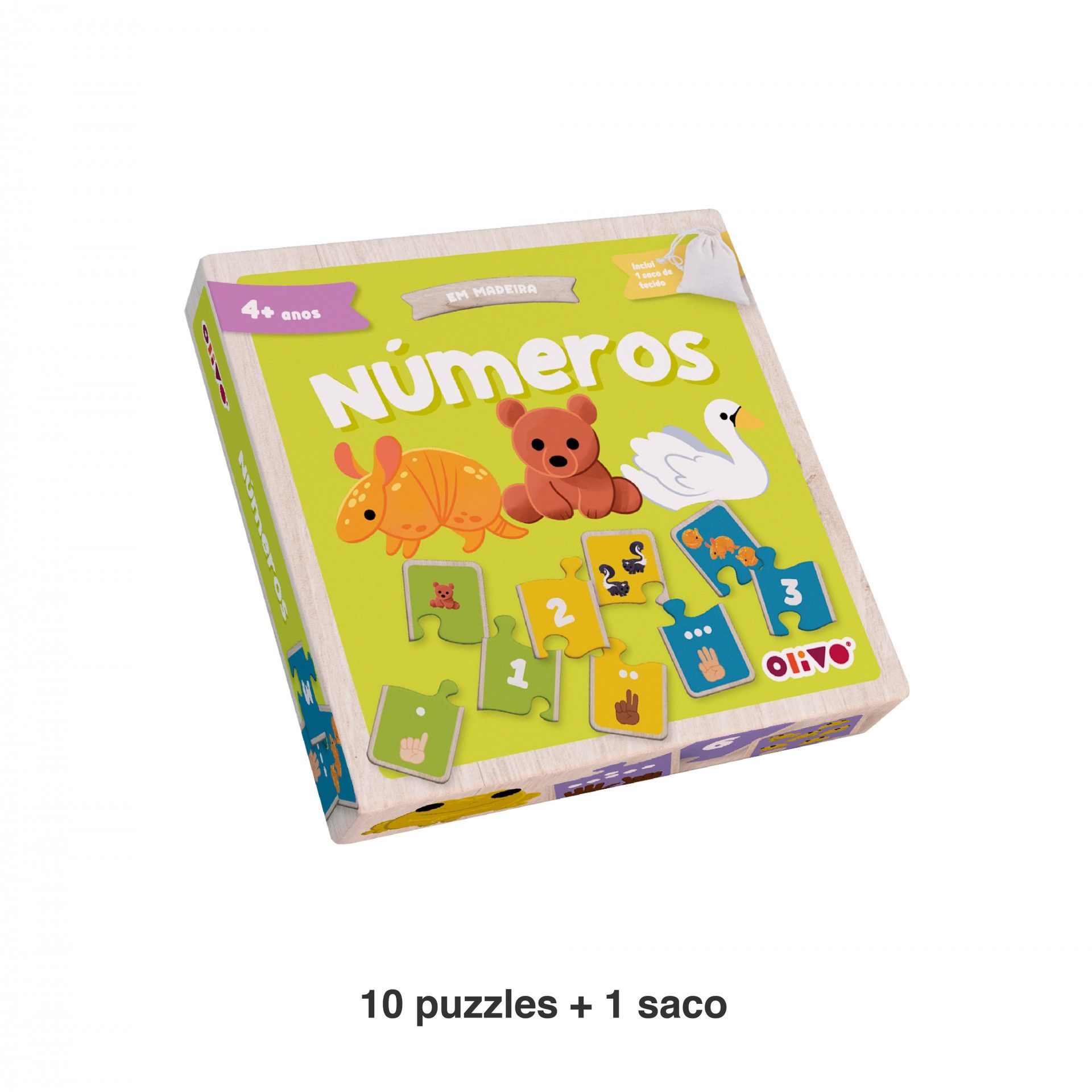 Jogo Evolui Números Madeira