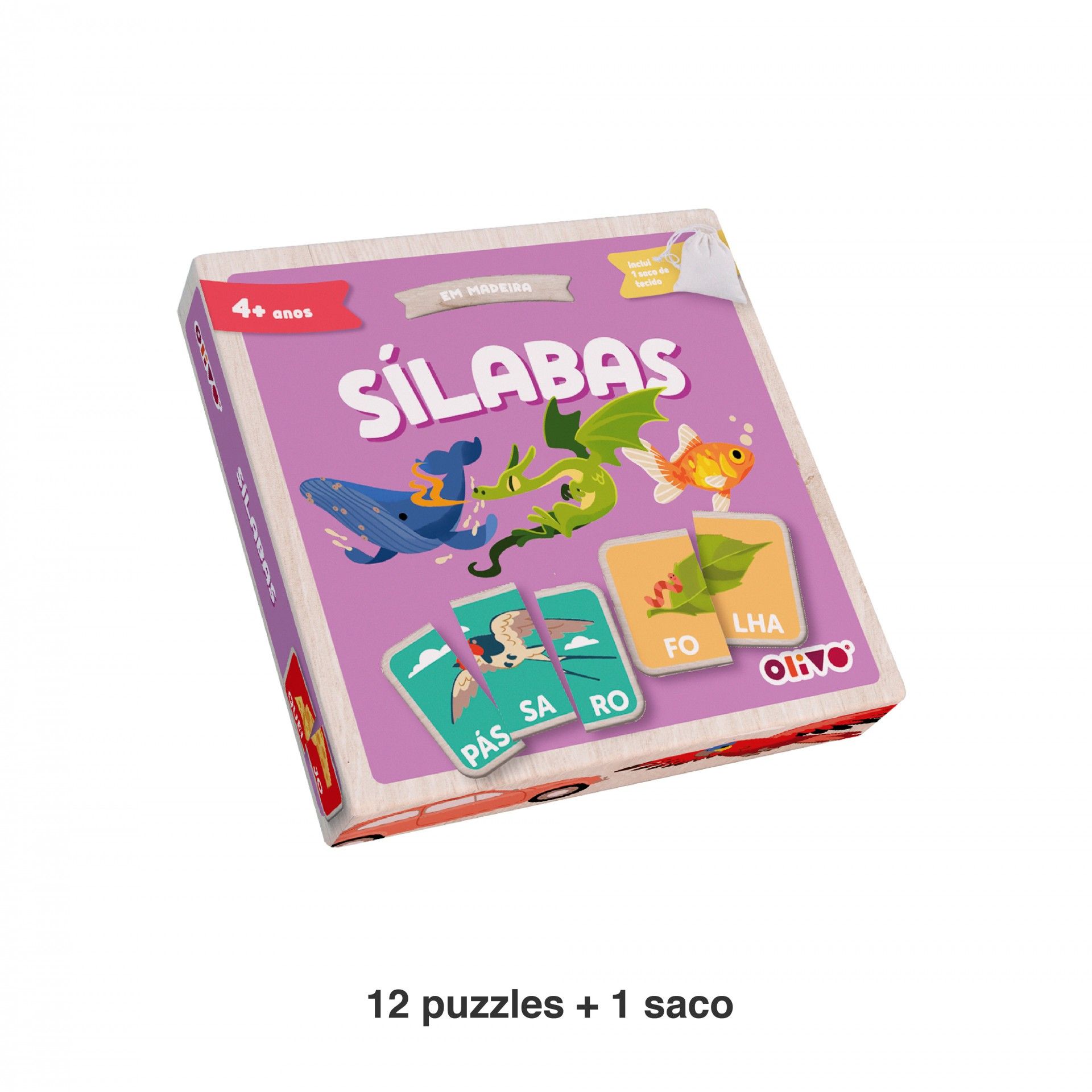 Jogo Evolui Sílabas Madeira