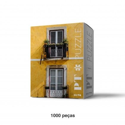 Puzzle 1000 Fachada Amarela Puzzle 1000 Fachada Amarela
