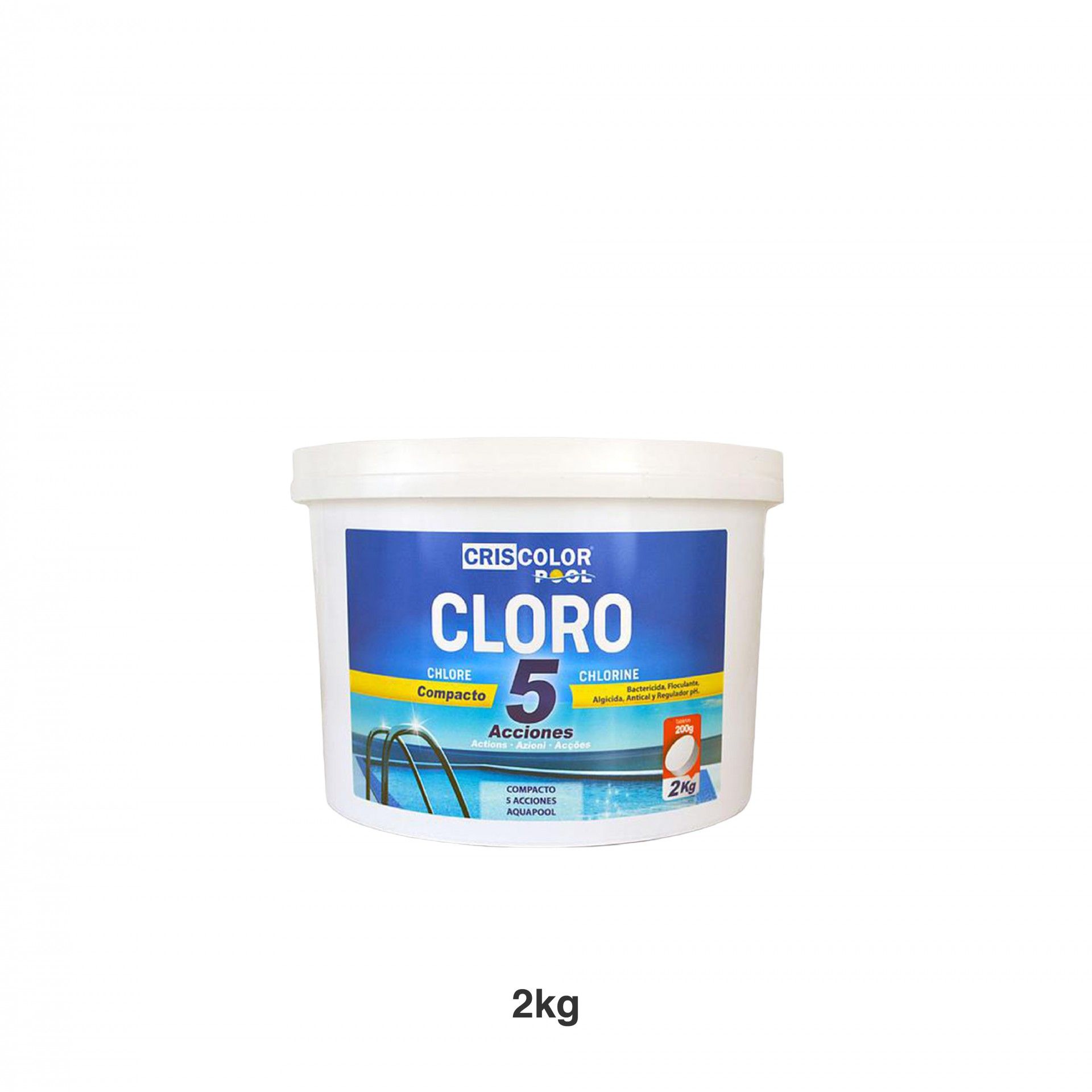 Cloro Compacto 5 Ações 2kg