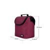 Lancheira Grande Mauve Red