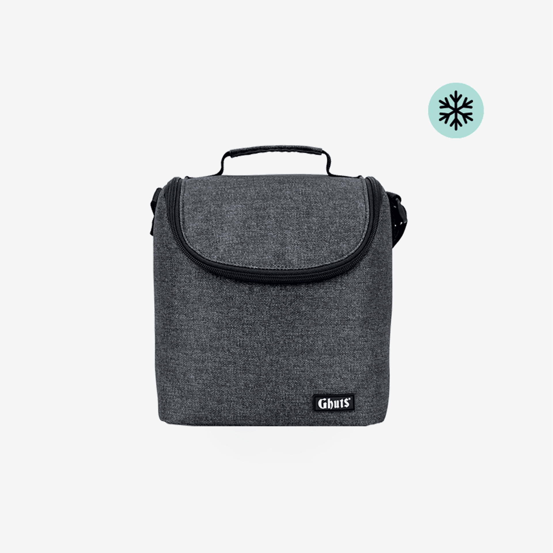 Lancheira Grande Gravel Grey
