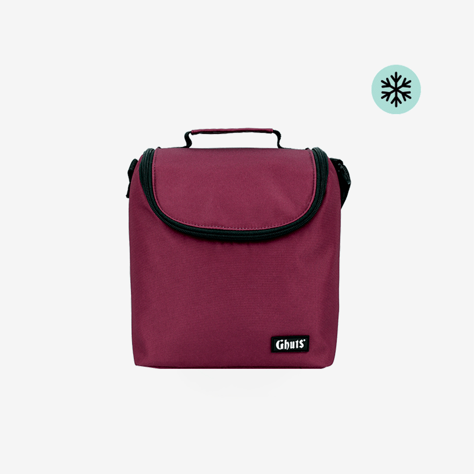 Lancheira Grande Mauve Red