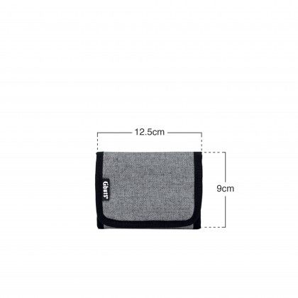 Carteira Velcro Silver Grey