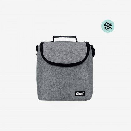 Lancheira Grande Silver Grey
