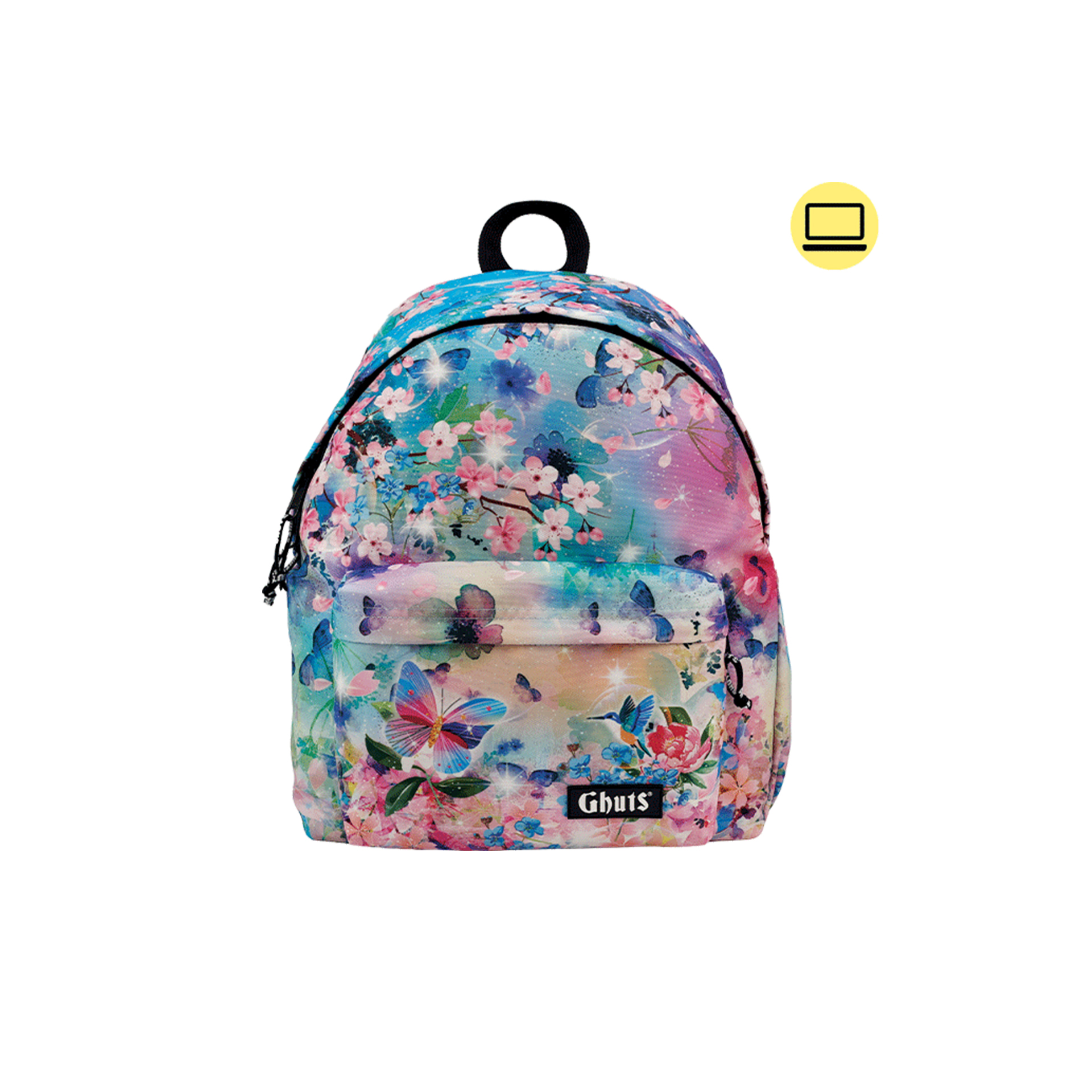 Mochila Clássica Portátil Flower Mist