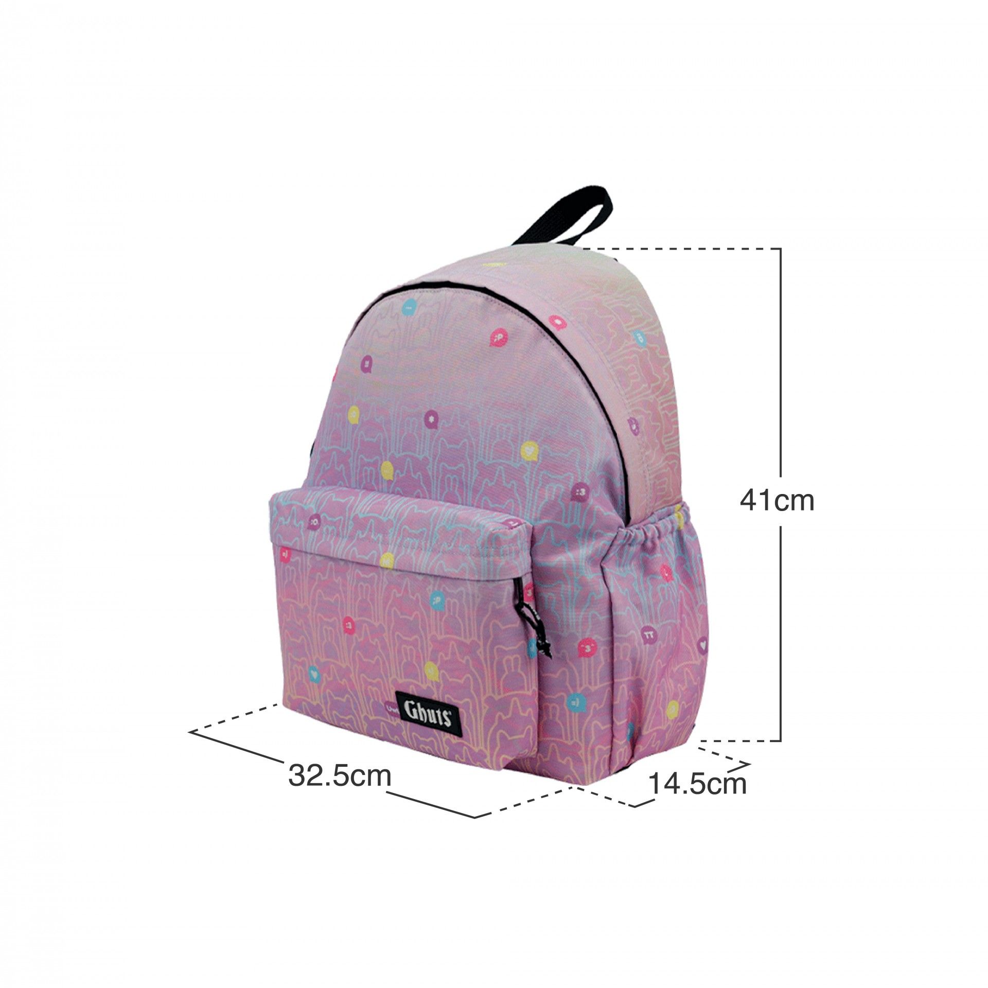 Mochila Clássica Portátil Bubble Blush