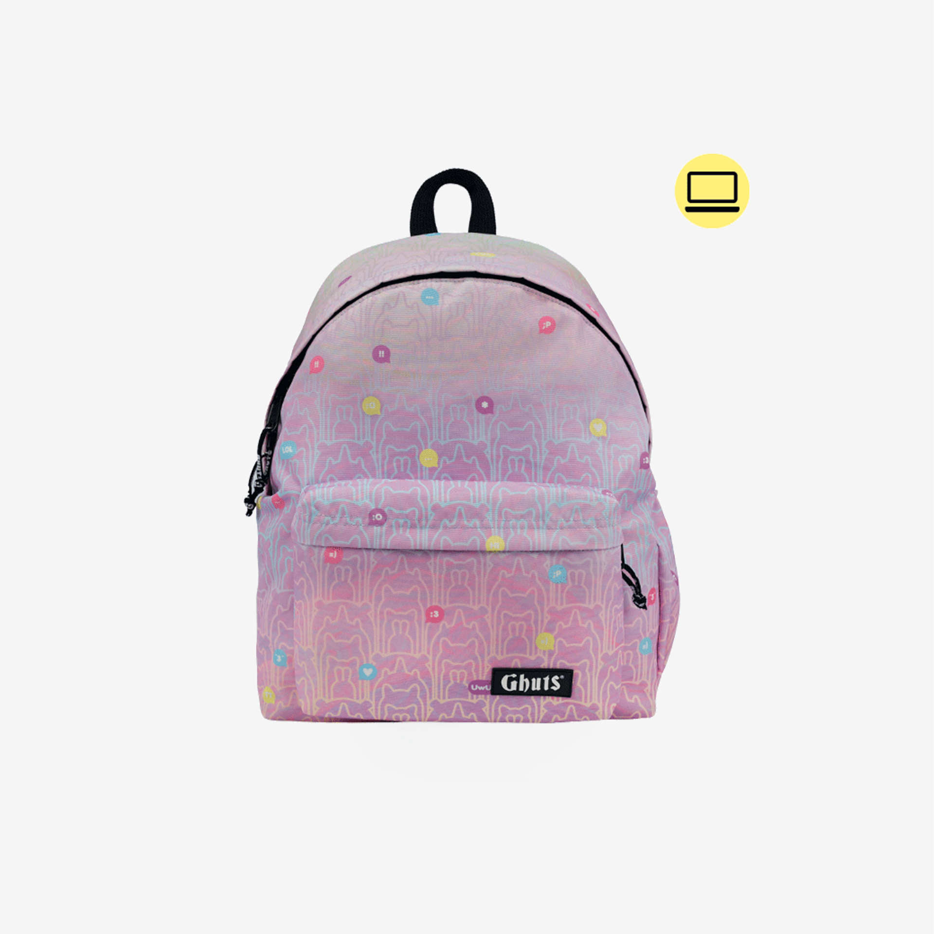 Mochila Clássica Portátil Bubble Blush