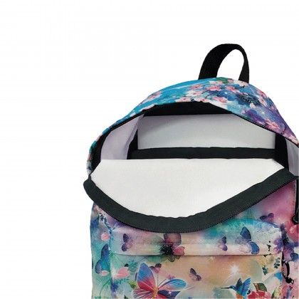 Mochila Clássica Portátil Flower Mist Mochila Clássica Portátil Flower Mist
