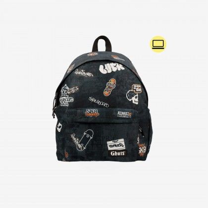 Mochila Clássica Portátil SK8 Stickers Mochila Clássica Portátil SK8 Stickers