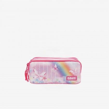 Estojo Triplo Pink Rain