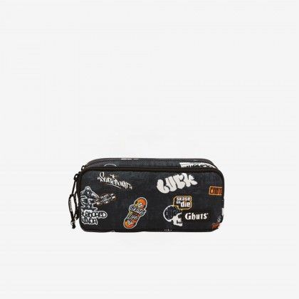 Estojo Triplo SK8 Stickers