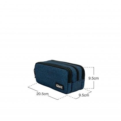 Estojo Triplo Marine Blue Estojo Triplo Marine Blue