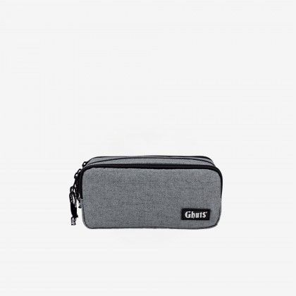 Estojo Triplo Silver Grey