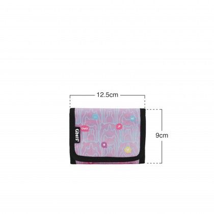 Carteira Velcro Bubble Blush Carteira Velcro Bubble Blush