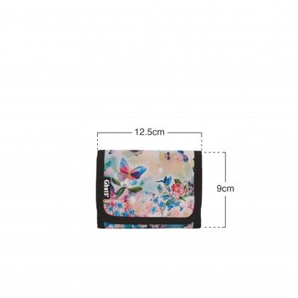 Carteira Velcro Flower Mist