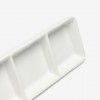 Porta Aperitivos 3 Divis�es Porcelana 18.5X7X2.5cm