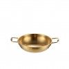 Frigideira 2 Asas Inox Dourado 1.9l Ø23X6.5cm Frigideira 2 Asas Inox Dourado 1.9l Ø23X6.5cm