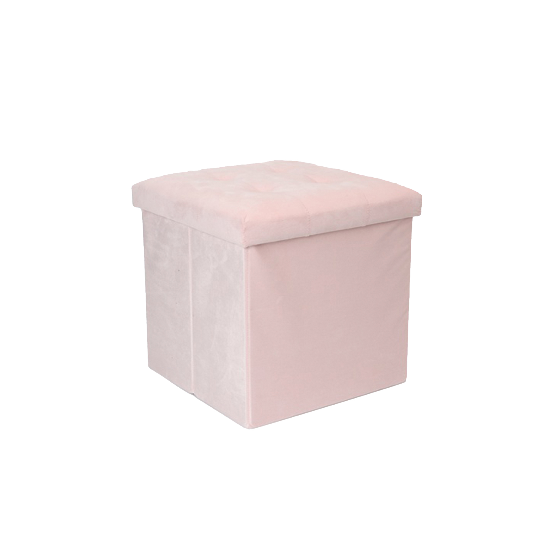 Banqueta Veludo Retangular 38X38X38cm
