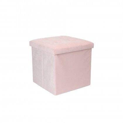 Banqueta Veludo Retangular 38X38X38cm Banqueta Veludo Retangular 38X38X38cm
