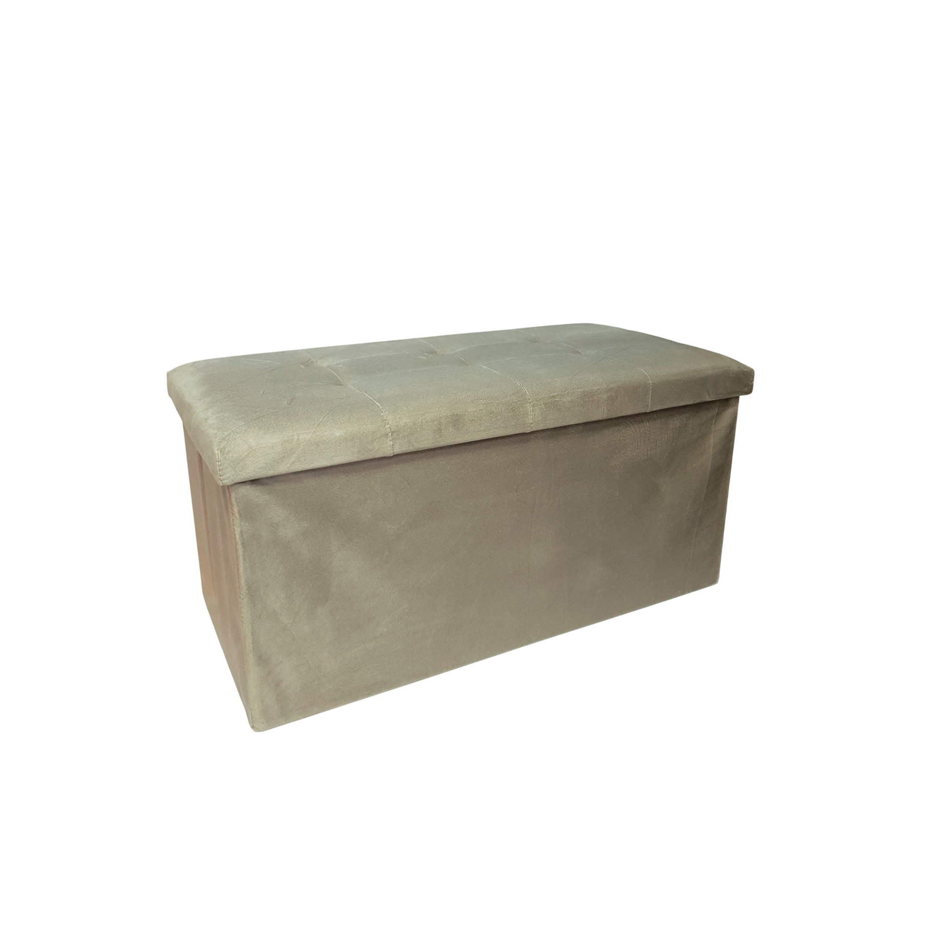 Banqueta Veludo Retangular 76X38X38cm