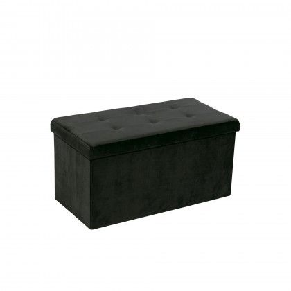 Banqueta Veludo Retangular 76X38X38cm