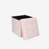Banqueta Veludo Retangular 38X38X38cm