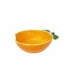 Prato Decorativo Laranja 30X25X9.5cm Prato Decorativo Laranja 30X25X9.5cm