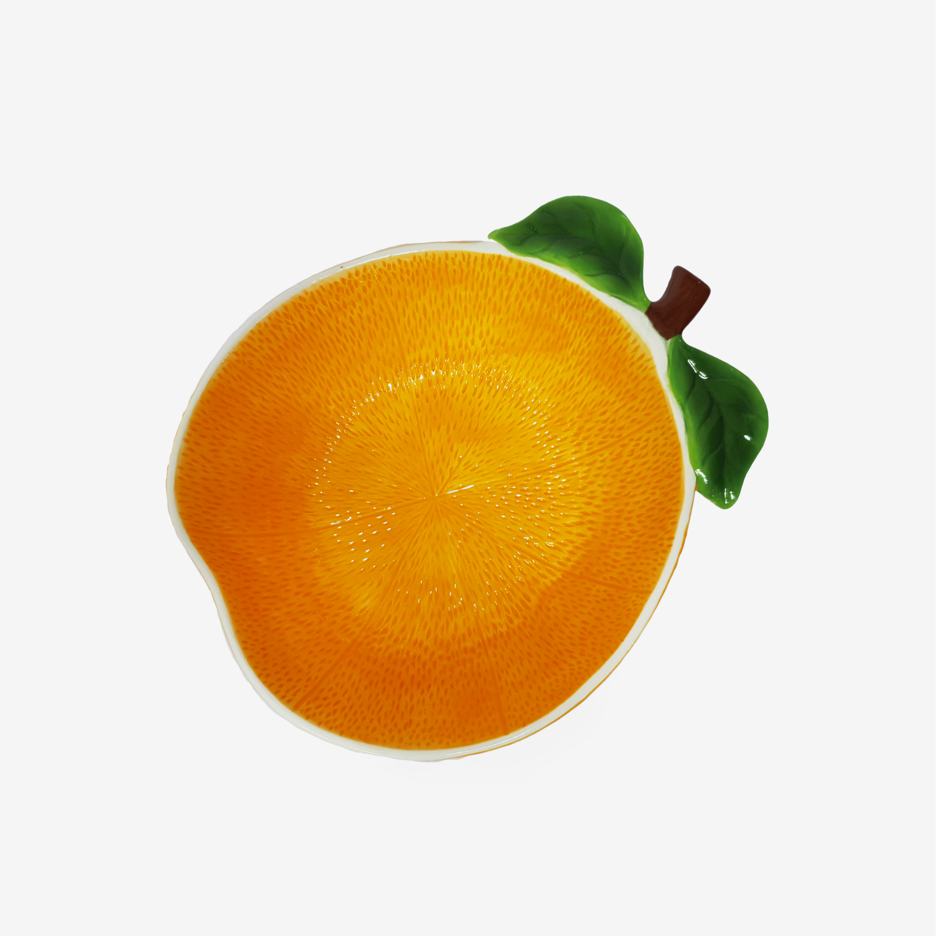 Prato Decorativo Laranja 30X25X9.5cm
