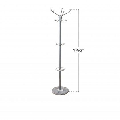 Bengaleiro Marmore Cinza 174cm
